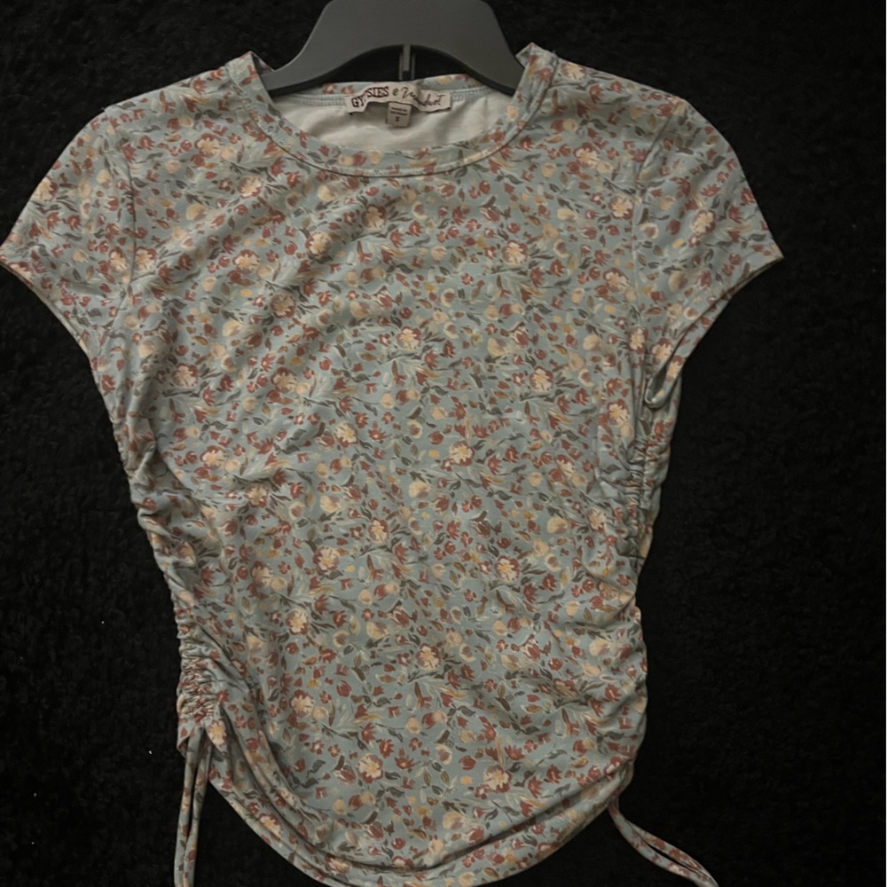 Shirt Flower with adjustable strings
